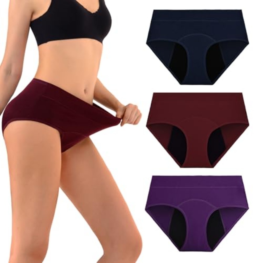 Multi Pack Underwear - Womens Leak-Resistant Cotton Underwear - Soft