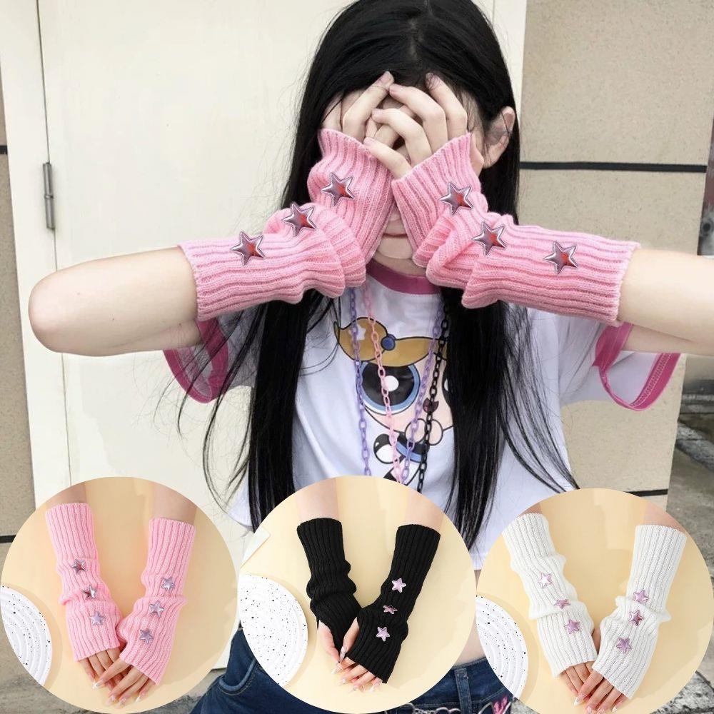 Thermal Long John - Y2k Fingerless Gloves Women Winter Warm