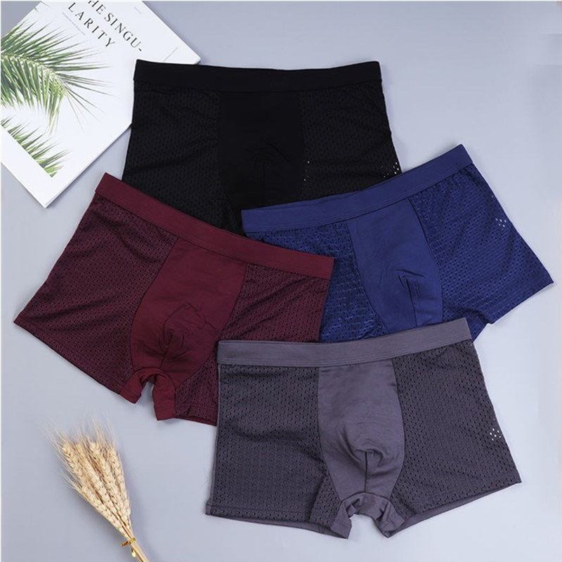 8pcs/Lot Underwear Boxer short – Bamboo Fiber Trunk Bewertung und Preis
