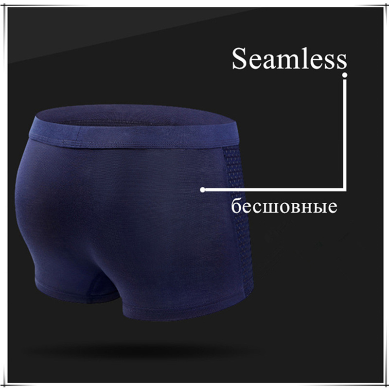 8pcs/Lot Underwear Boxer short – Bamboo Fiber Trunk Bewertung und Preis