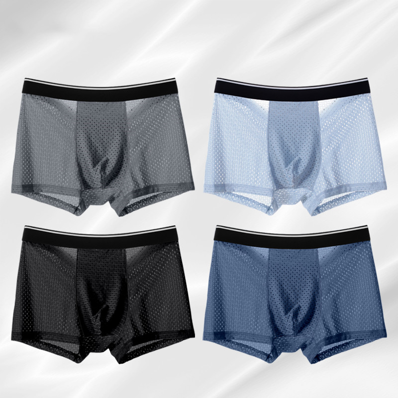 8pcs/Lot Men's Panties Ice Sil – Boxer Shorts Modal Bewertung und Preis