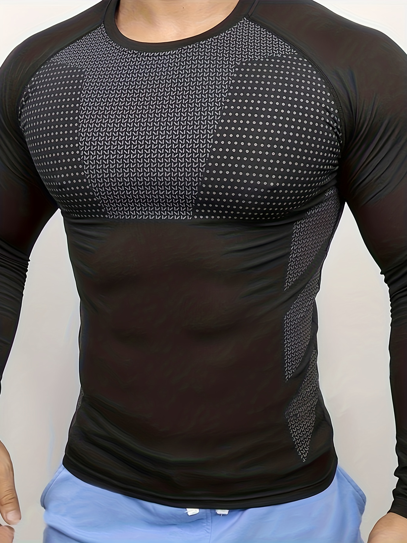 Men's autumn and winter thick  – T Shirt Tight Fit Bewertung und Preis