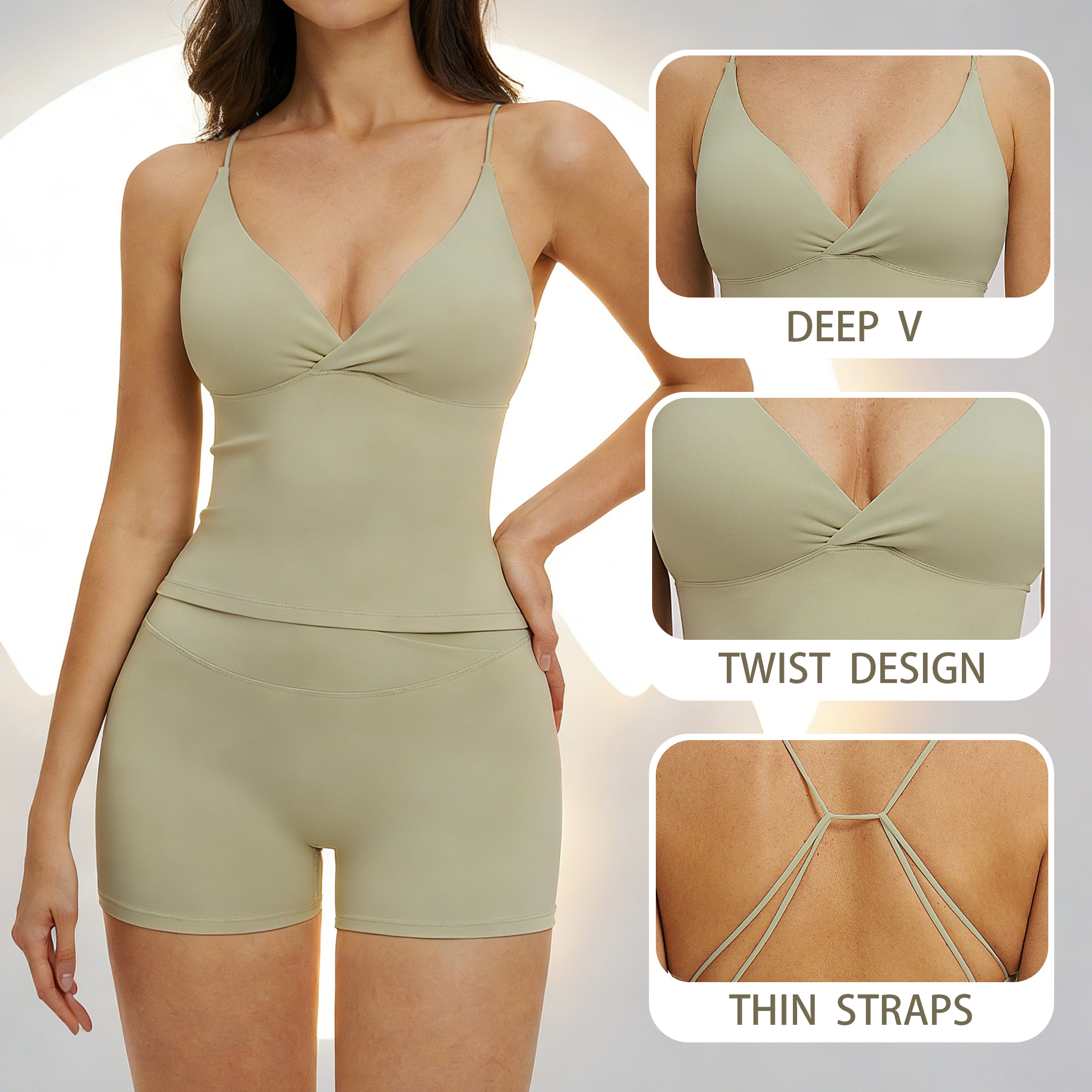 Yoga Tank Top with Pads Backle – Suspender Tank Top Bewertung und Preis