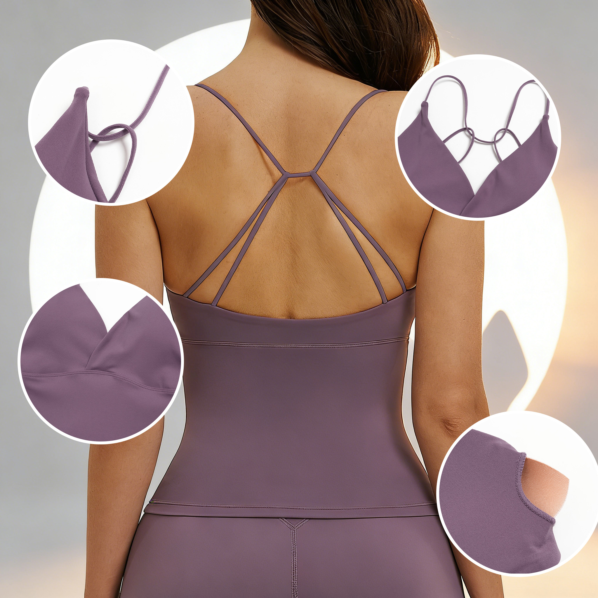 Yoga Tank Top with Pads Backle – Suspender Tank Top Bewertung und Preis