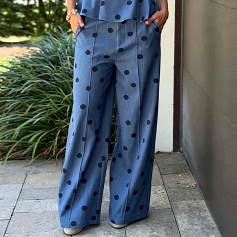 Vintage Dot Print Chambray Two – Suspender Tank Top Bewertung und Preis