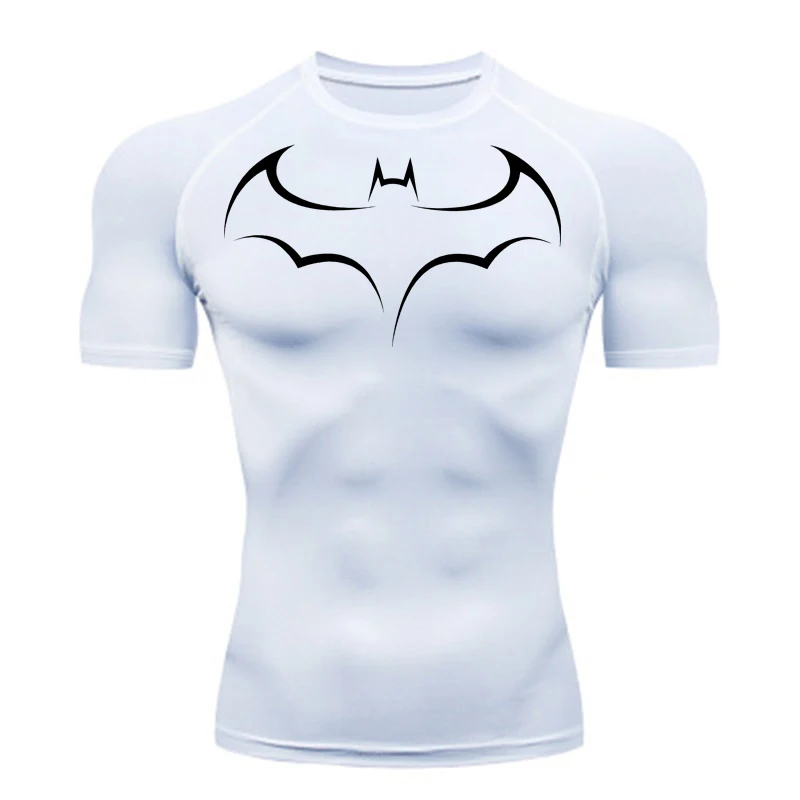 Bat Printed Men's Tight T-Shir – T Shirt Tight Fit Bewertung und Preis