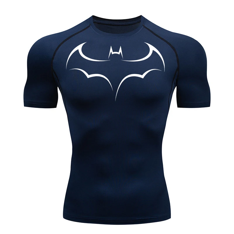 Bat Printed Men's Tight T-Shir – T Shirt Tight Fit Bewertung und Preis