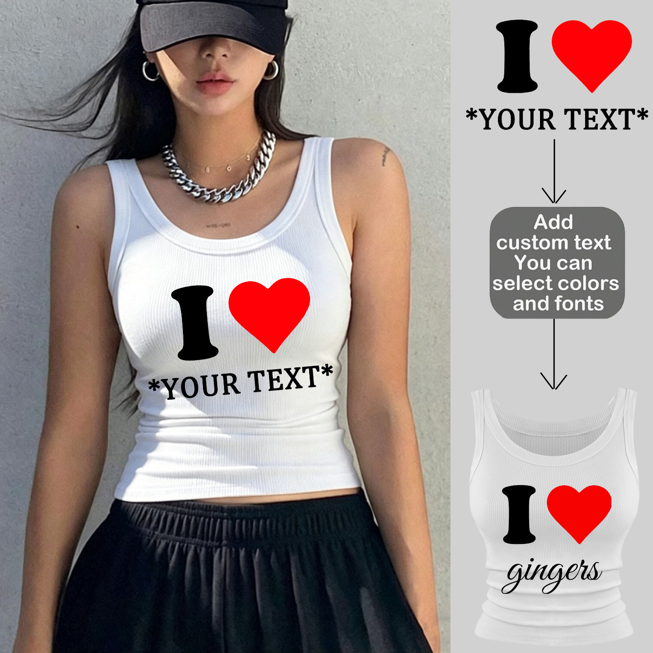 Personalization Custom Sleevel – Tank Top Ribbed Bewertung und Preis