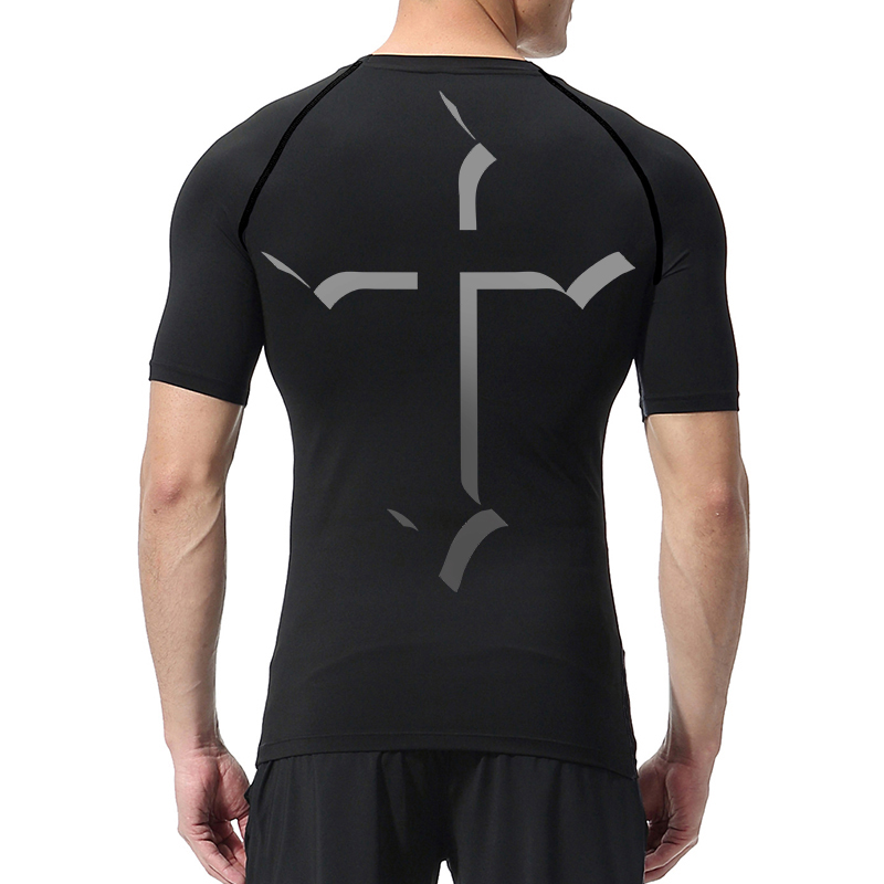 Cross Print Compression Shirt  – Base Layer Top Bewertung und Preis