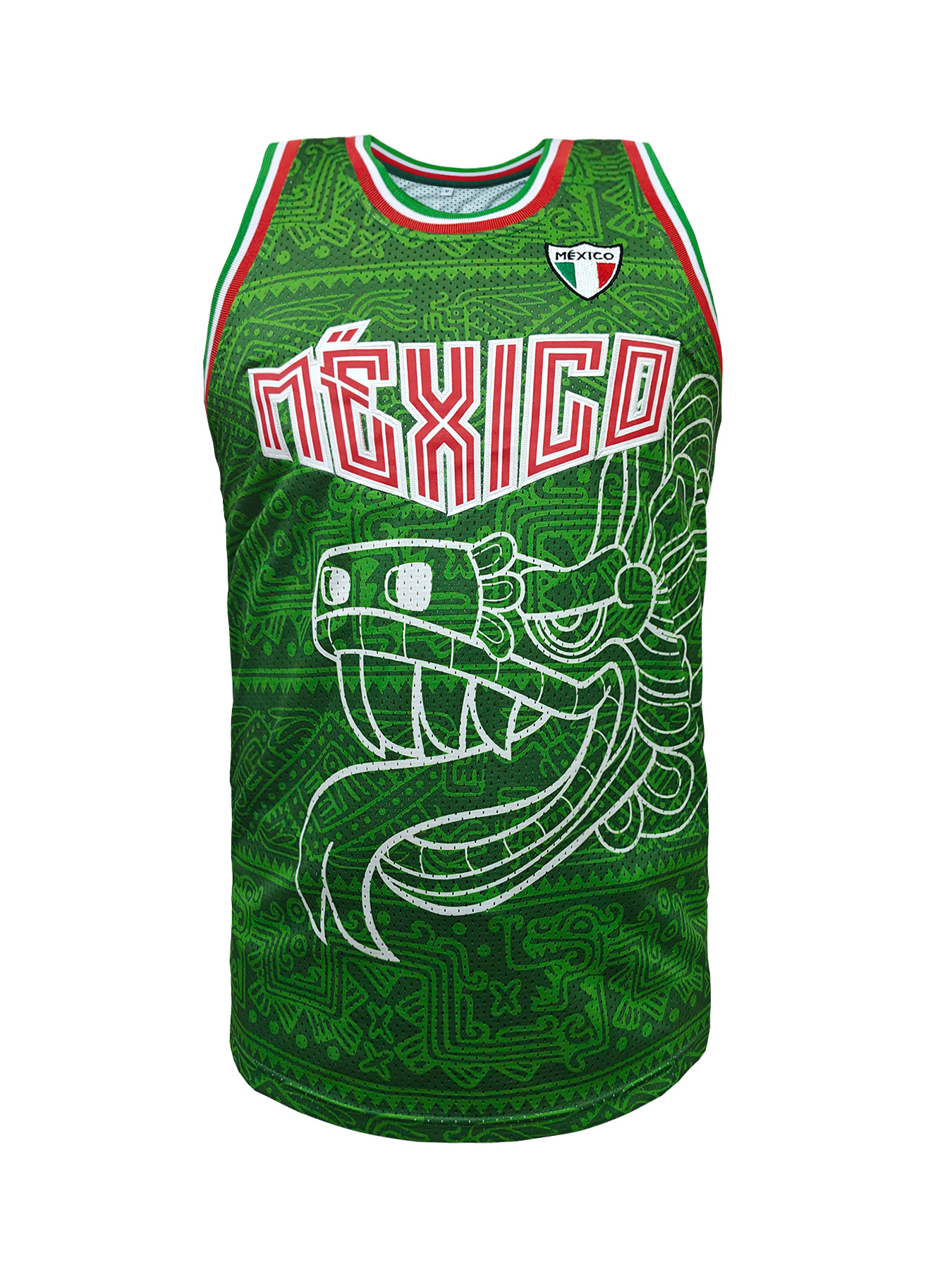 Mexico Embroidered Basketball  – Sleeveless Undershirt Bewertung und Preis