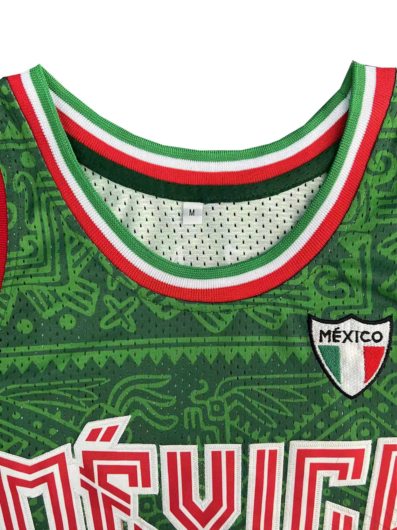 Mexico Embroidered Basketball  – Sleeveless Undershirt Bewertung und Preis