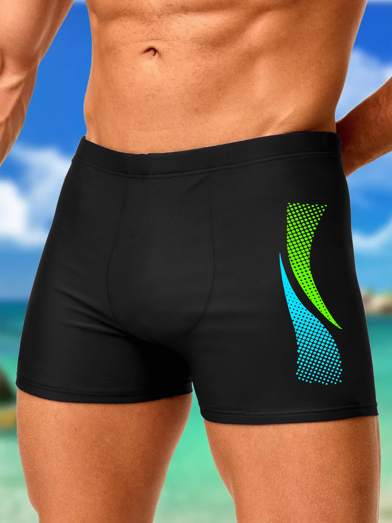 2pcs Men Swimwears with Sport  – Boxer Shorts Modal Bewertung und Preis