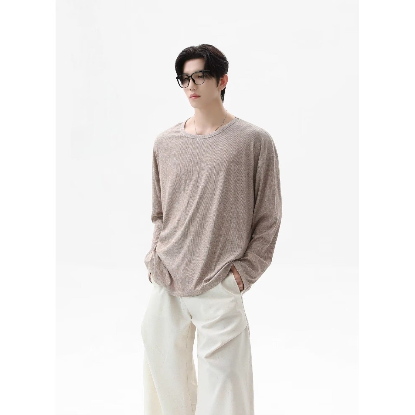 2026 Autumn New Texture Long S – Undershirt Crew Neck Bewertung und Preis