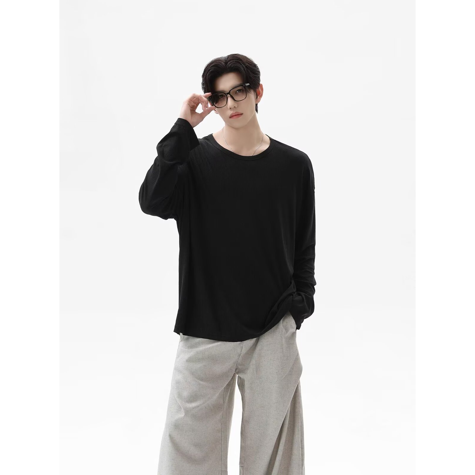 2026 Autumn New Texture Long S – Undershirt Crew Neck Bewertung und Preis
