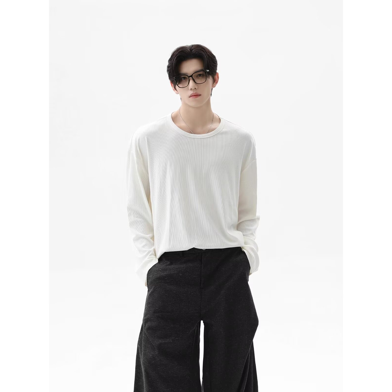 2026 Autumn New Texture Long S – Undershirt Crew Neck Bewertung und Preis