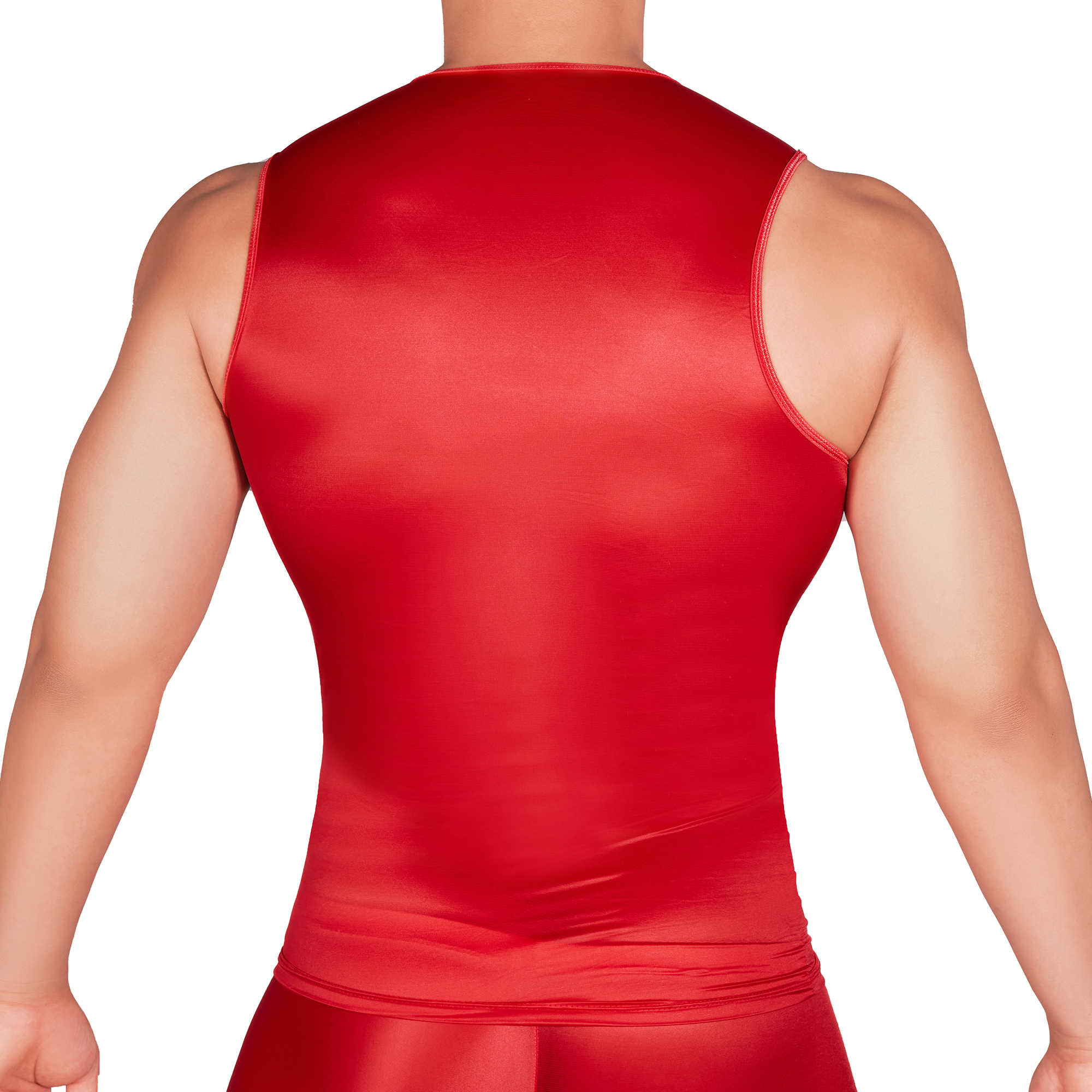 Solid Color Men's Slim Smooth  – Sleeveless Undershirt Bewertung und Preis