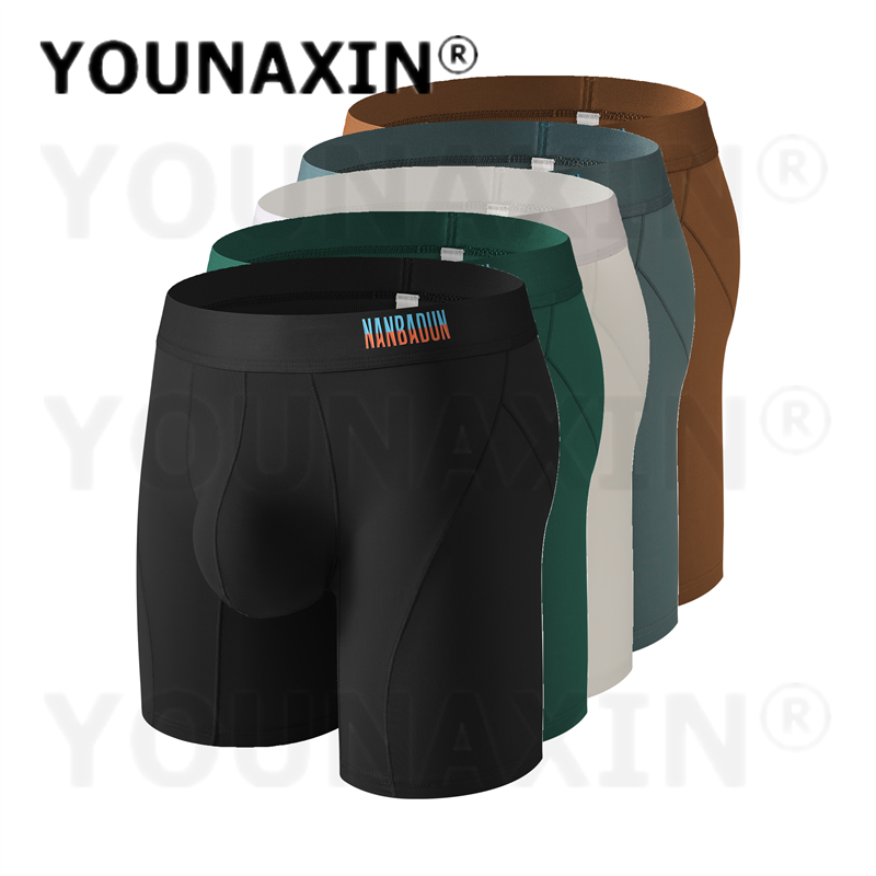 5 Pieces Men's Extended Leg Bo – Long Leg Trunk Men Bewertung und Preis