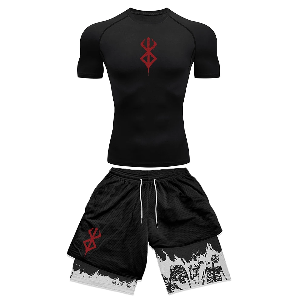 Anime 3D Printed Men's Compres – Compression Shorts Athletes Bewertung und Preis