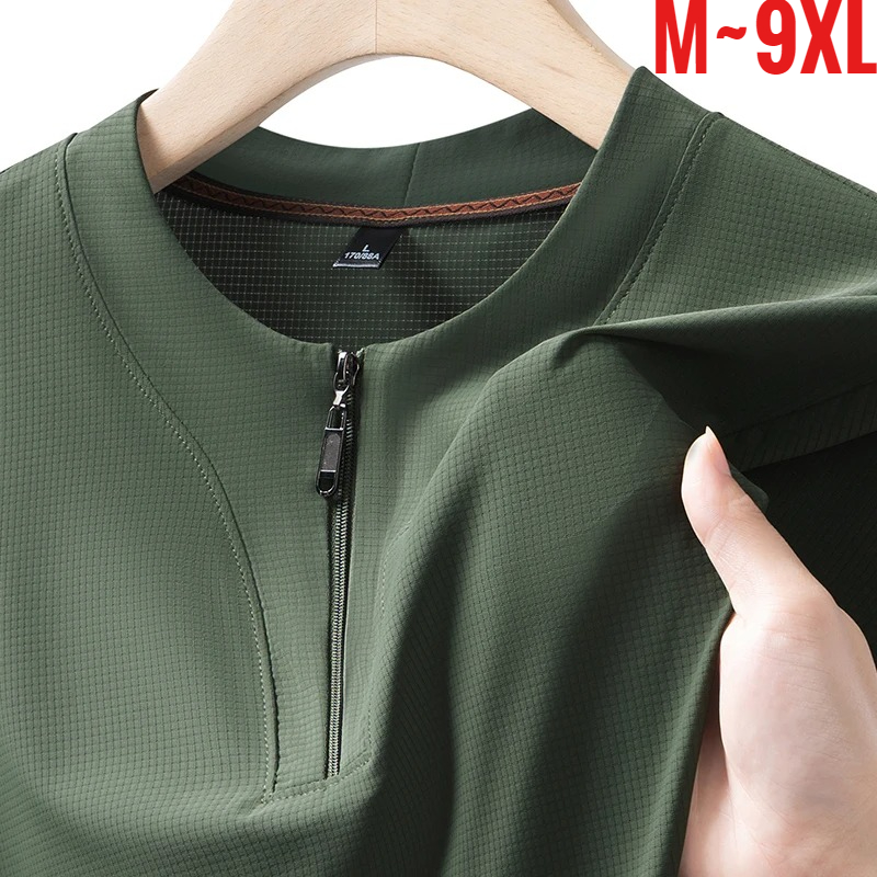 Big Size 9XL Men's Ice Silk He – T Shirt Tight Fit Bewertung und Preis