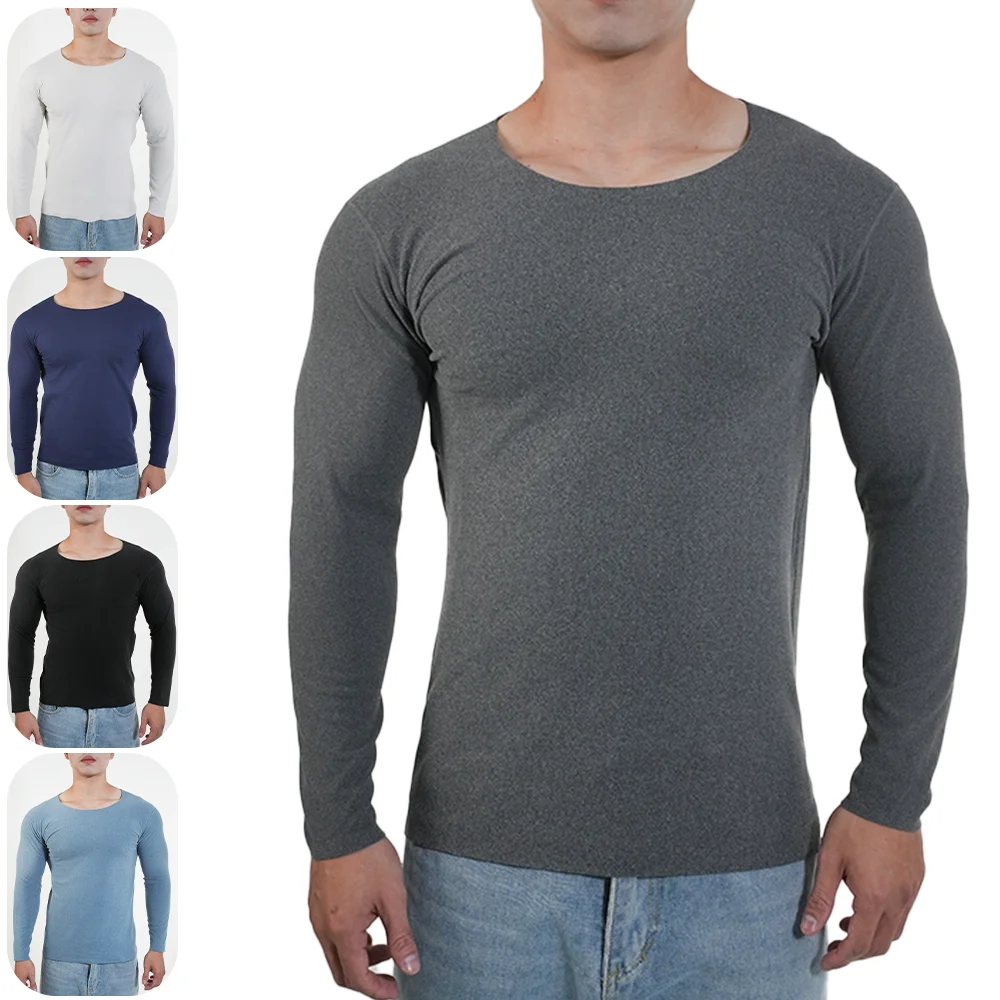 Men Thermal Underwear Long Sle – Undershirt Crew Neck Bewertung und Preis