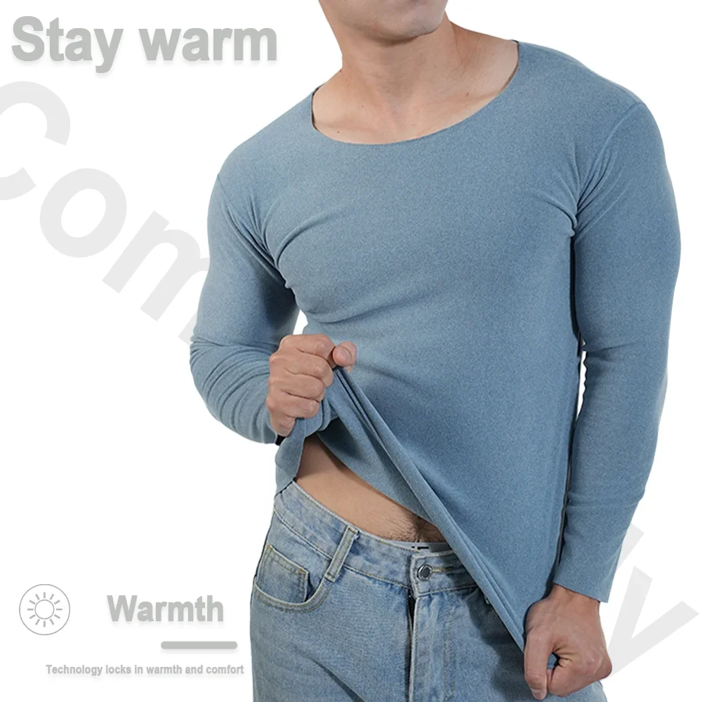 Men Thermal Underwear Long Sle – Undershirt Crew Neck Bewertung und Preis