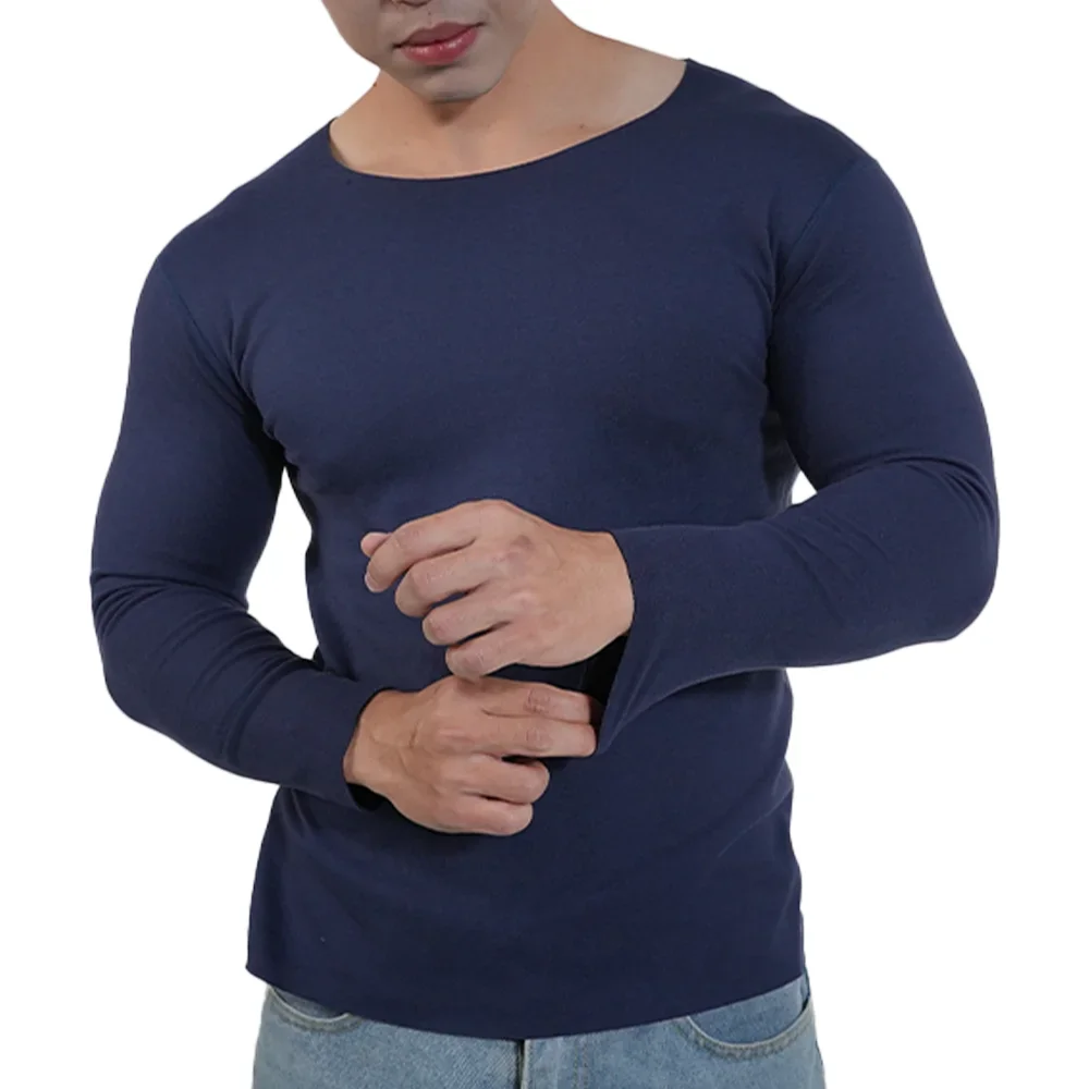 Men Thermal Underwear Long Sle – Undershirt Crew Neck Bewertung und Preis