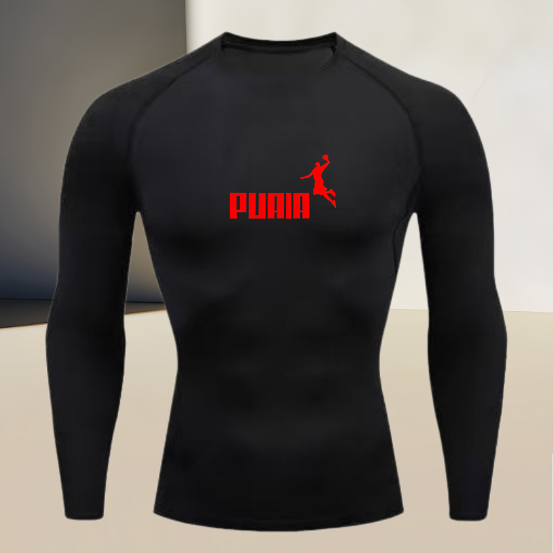 Men's long sleeved round neck  – T Shirt Tight Fit Bewertung und Preis
