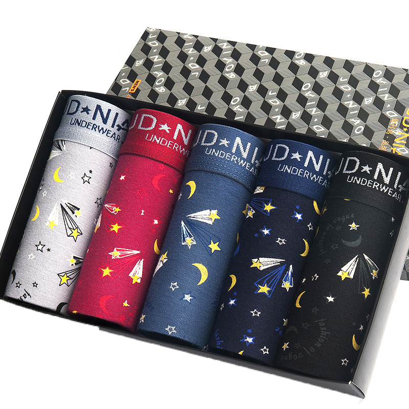 5Pcs/lot Men Underwear Cotton  – Multi Pack Underwear Bewertung und Preis
