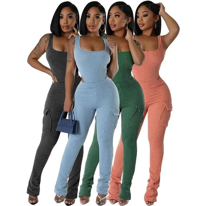 Knitted Ribbed Two Piece Set f – Tank Top Ribbed Bewertung und Preis