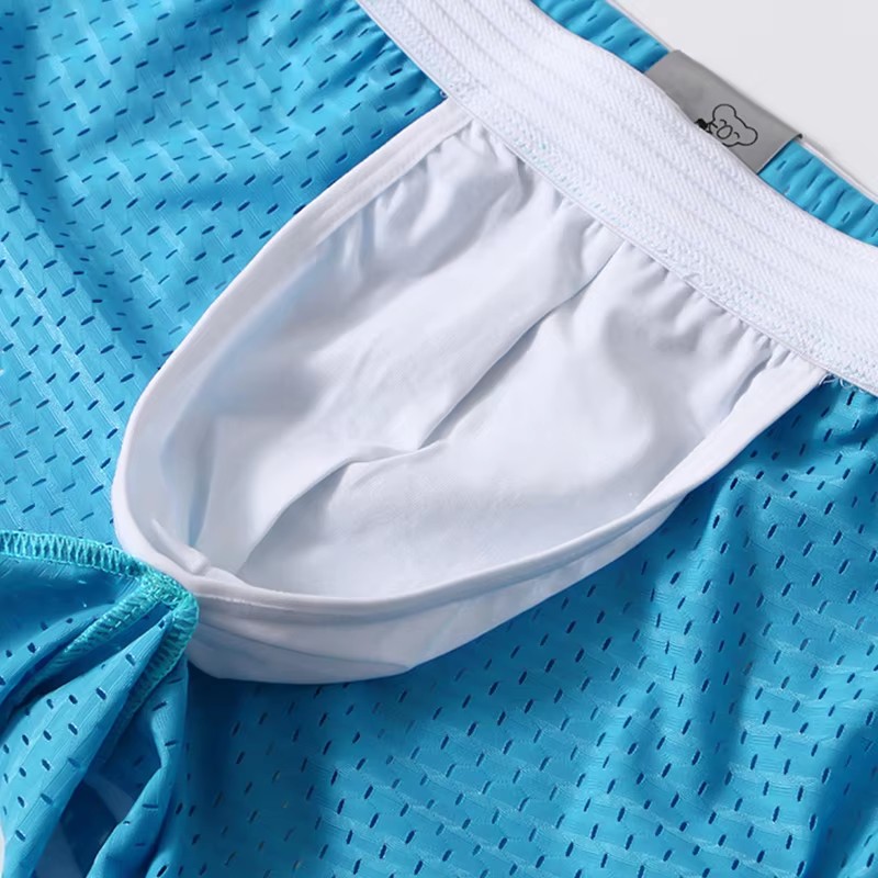 Men Mesh Lounge Shorts Vintage – Mesh Sport Boxer Bewertung und Preis