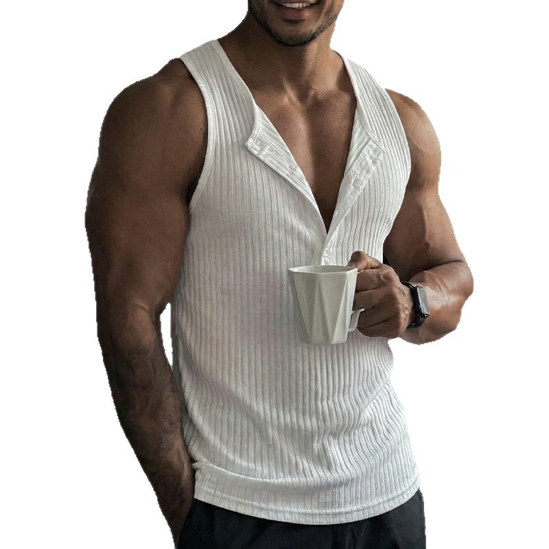 Sporty Tank Top Solid Color Cr – Tank Top Ribbed Bewertung und Preis