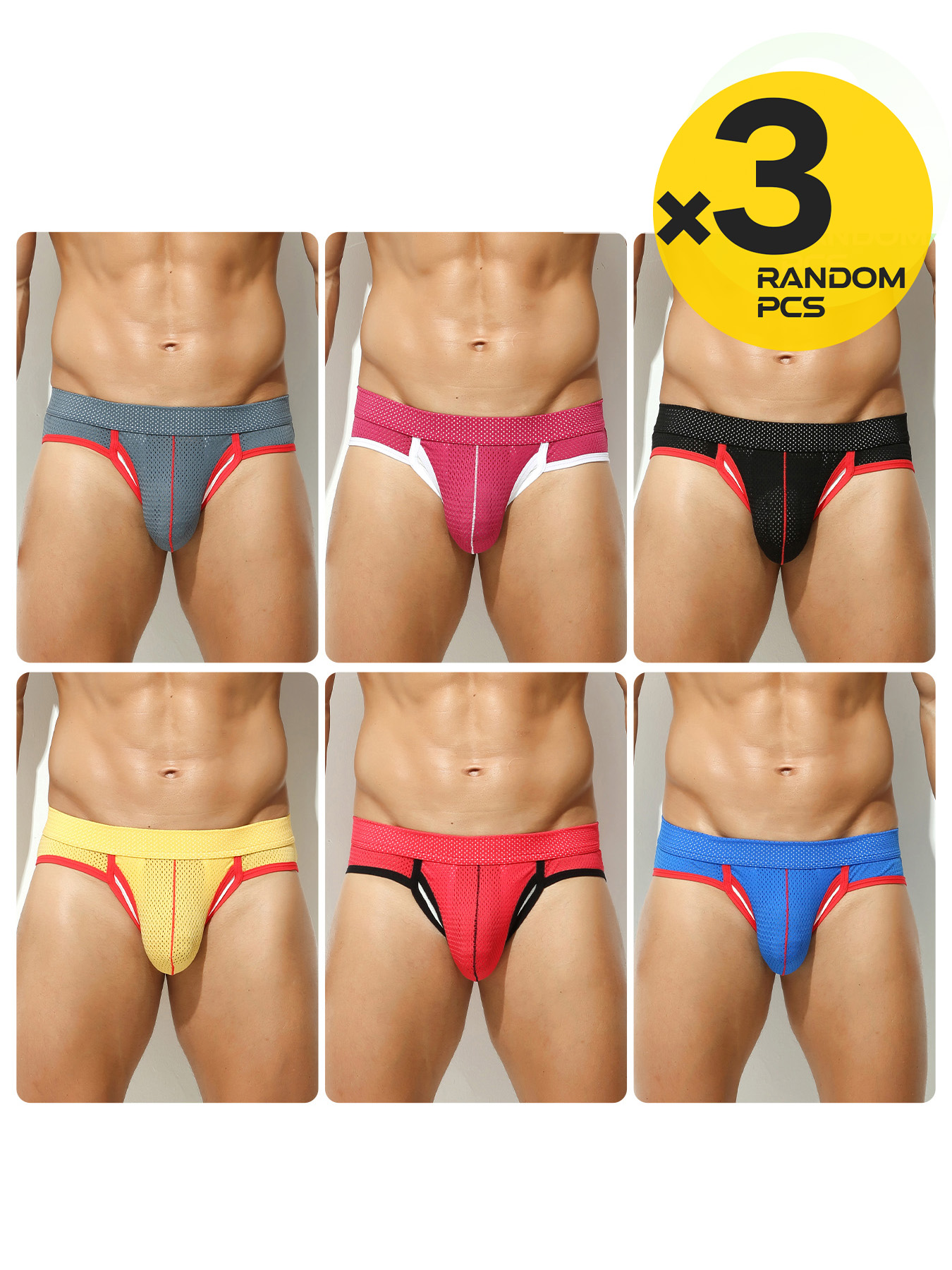 3Pcs Men Mesh Boxer Briefs Con – Mesh Sport Boxer Bewertung und Preis