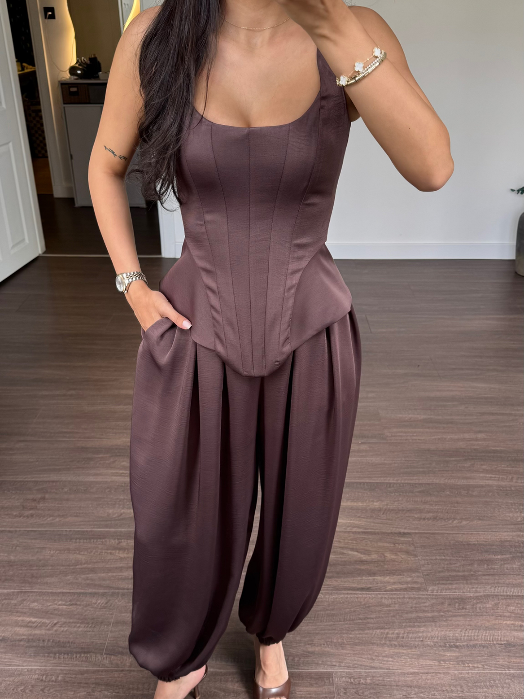 Laru Women Satin 2 Piece Outfi – Suspender Tank Top Bewertung und Preis