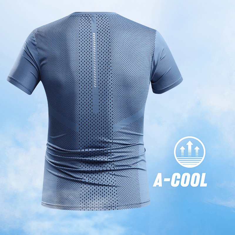 Men Summer Sports T-shirt Quic – T Shirt Tight Fit Bewertung und Preis