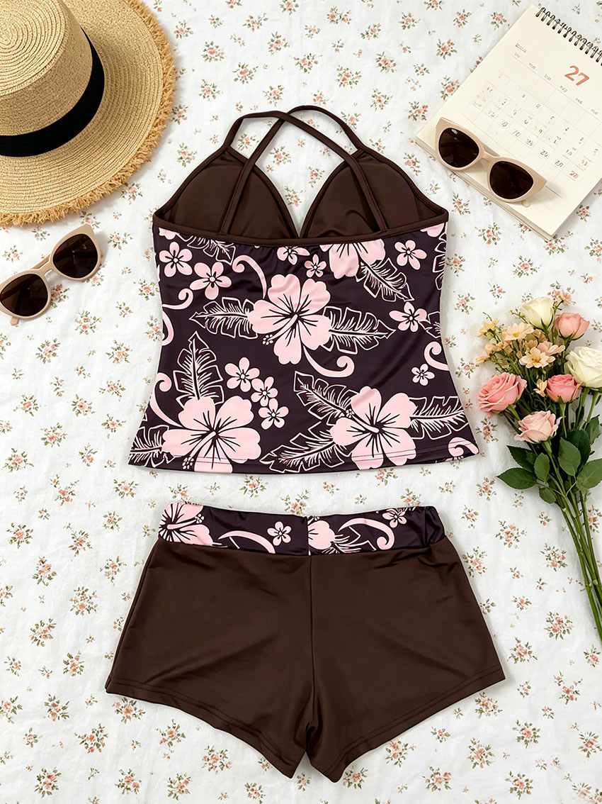 Y2K Ladies Tropical Hibiscus M – Suspender Tank Top Bewertung und Preis