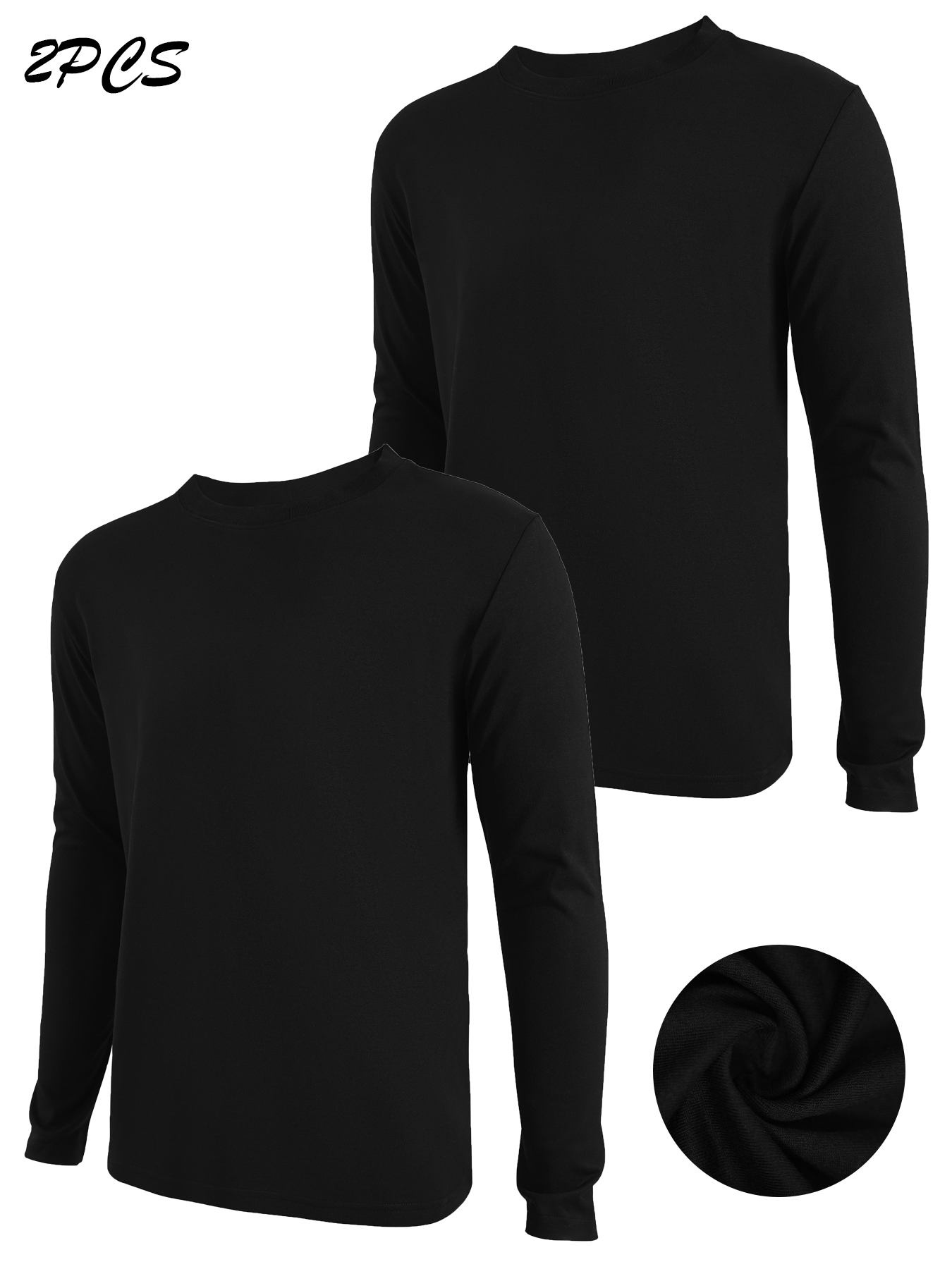 2-Pack Men's Thermal Long Slee – Undershirt Crew Neck Bewertung und Preis