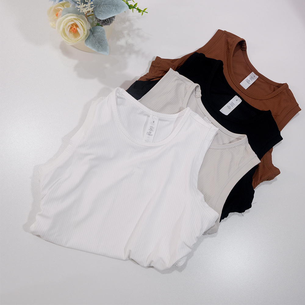 Summer Yoga Wear Ribbed Tank T – Tank Top Ribbed Bewertung und Preis