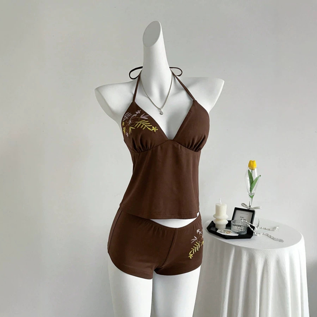 New Women's Summer Brown Tank  – Suspender Tank Top Bewertung und Preis