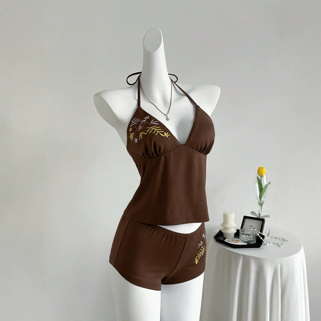 New Women's Summer Brown Tank  – Suspender Tank Top Bewertung und Preis